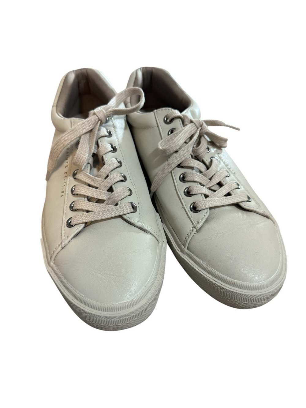 AllSaints Brody Leather Low Top Trainers sz 40 ( Sz 9 women or sz 7 men’s)